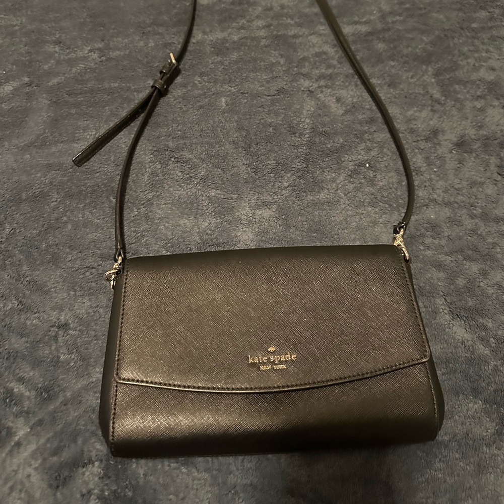 Kate Spade black crossbody purse